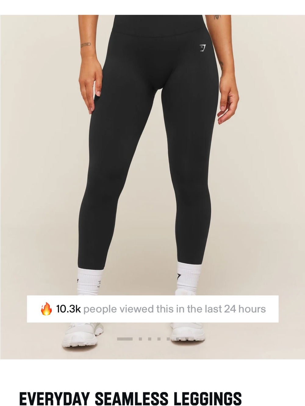 Gymshark Black Everyday Seamless High-Waist Leggings